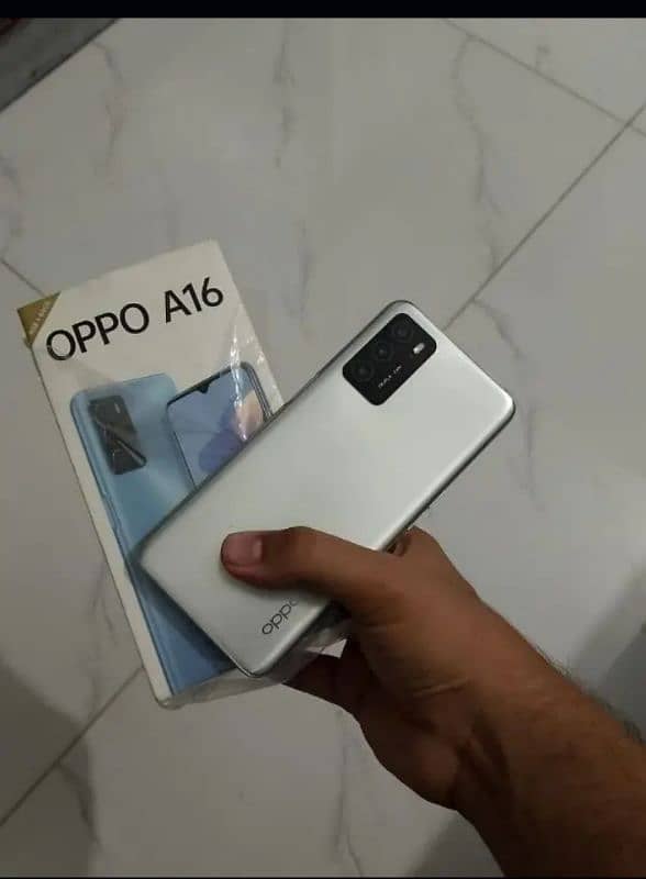 Oppo A16  9/10 condition complete Saman 4+1 ram 64 ROM 0