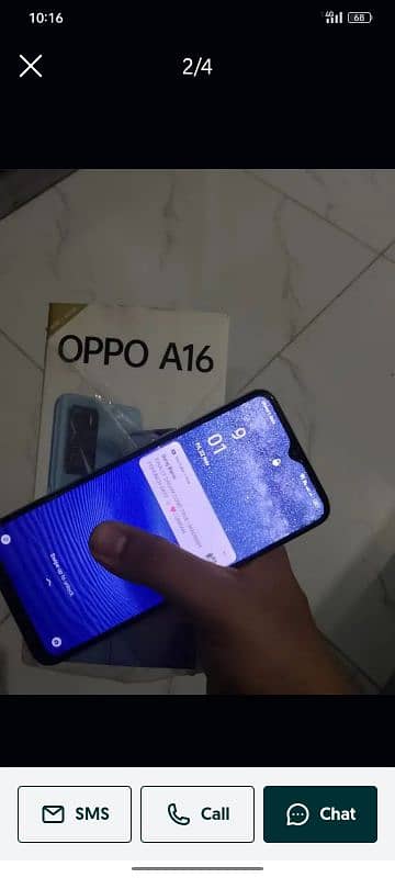 Oppo A16  9/10 condition complete Saman 4+1 ram 64 ROM 1