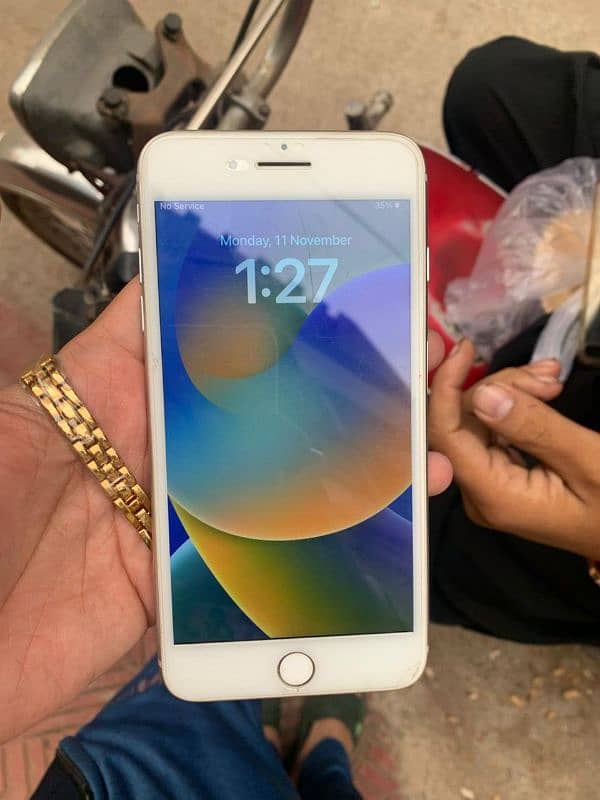 Iphone 8 plus PTA approved white color 4