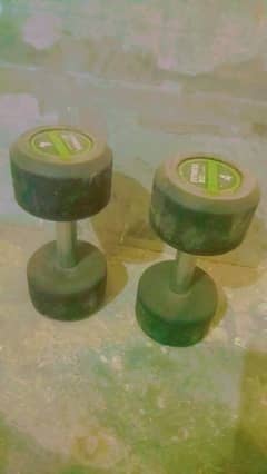 2 dumbbells 8 kg vate. contact 03294552366