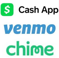 Cashapp and chime available