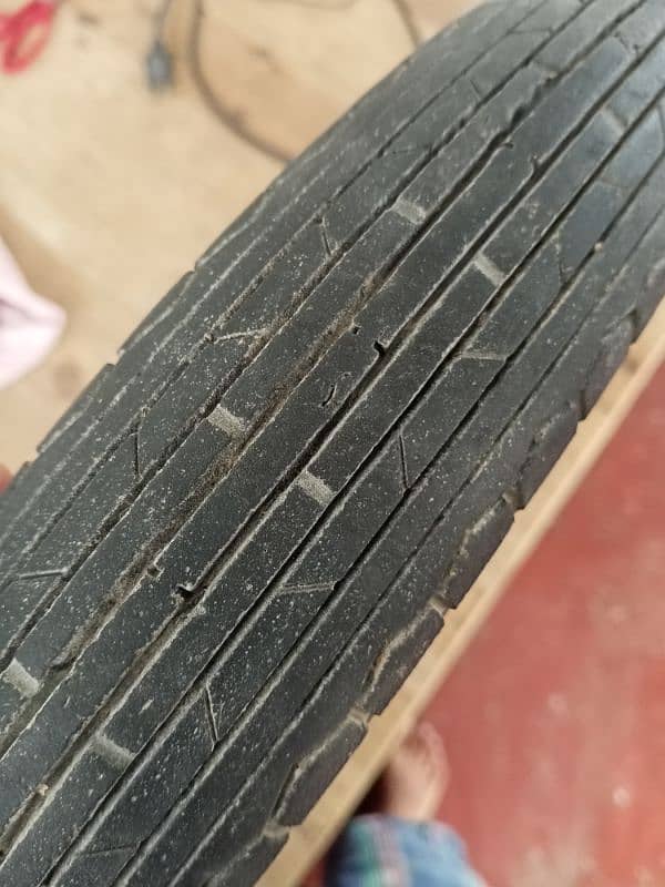 Honda 125 front Araya Rim with Tyre tube 4