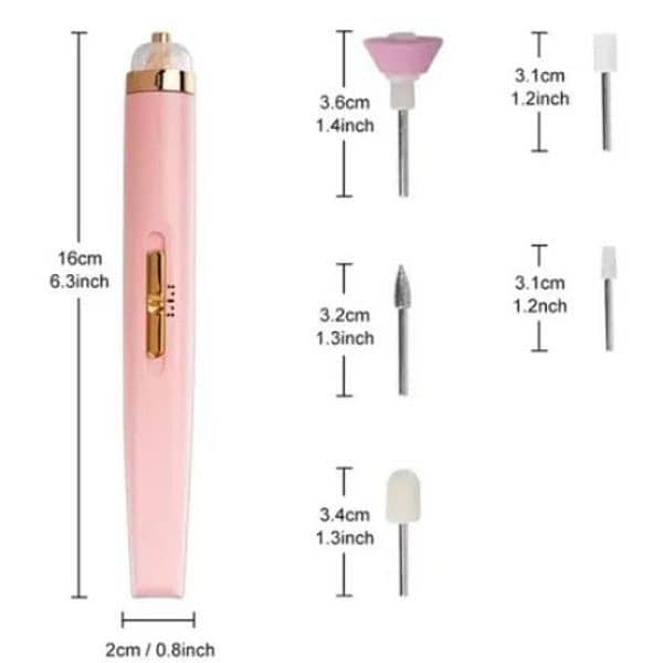 Rechargeable Flawless Salon Nail 3