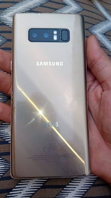 Samsung note 8 6gb 64gb dual sim officiall pta approved read ad first 7