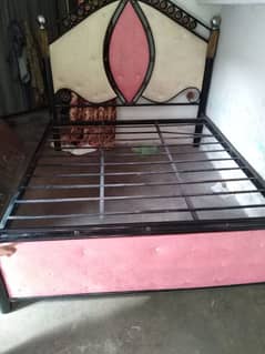 heavy iron bed