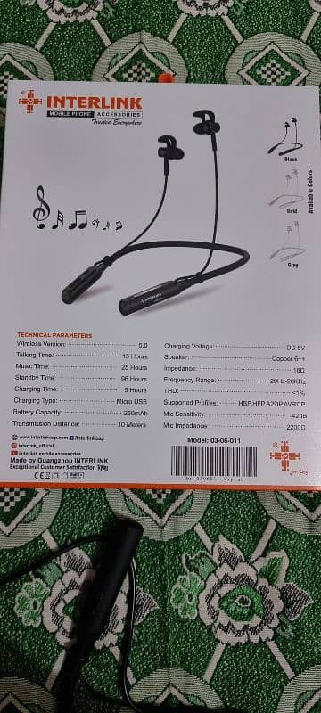 interlink neckband  Bluetooth 0