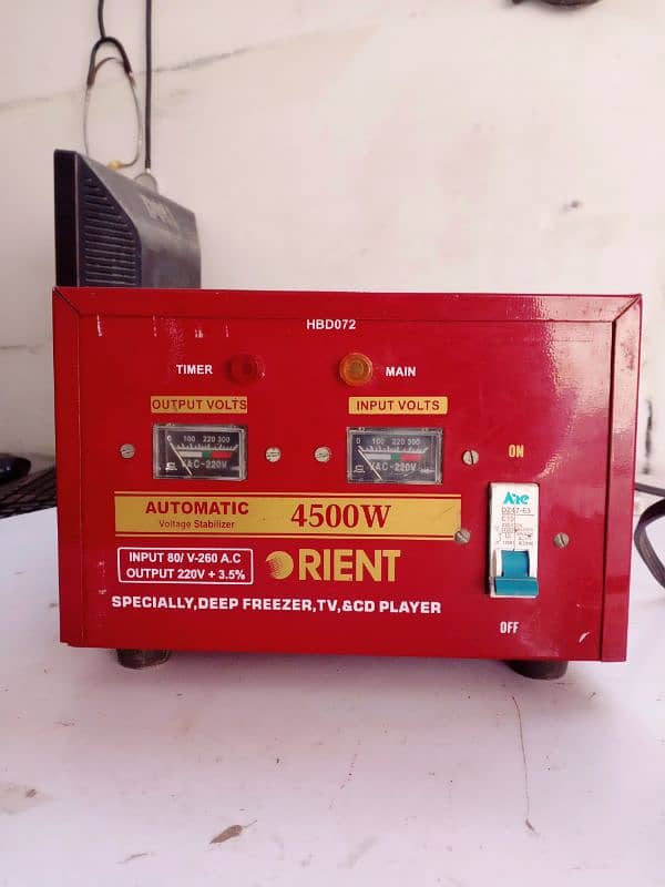 Automatic voltage 4500 watt 0