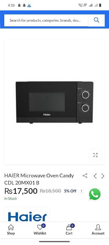 Haier by Candy microwave oven 0