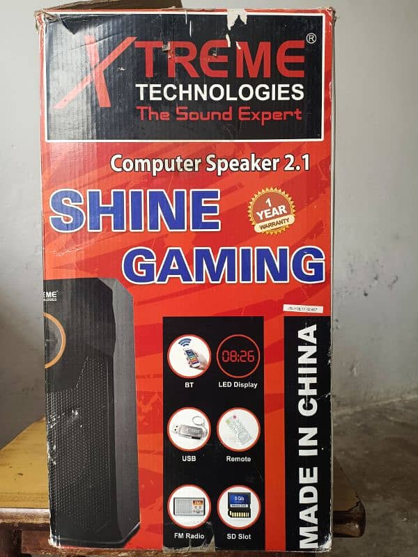 Xtreme shine gaming 2.1 speaker 2