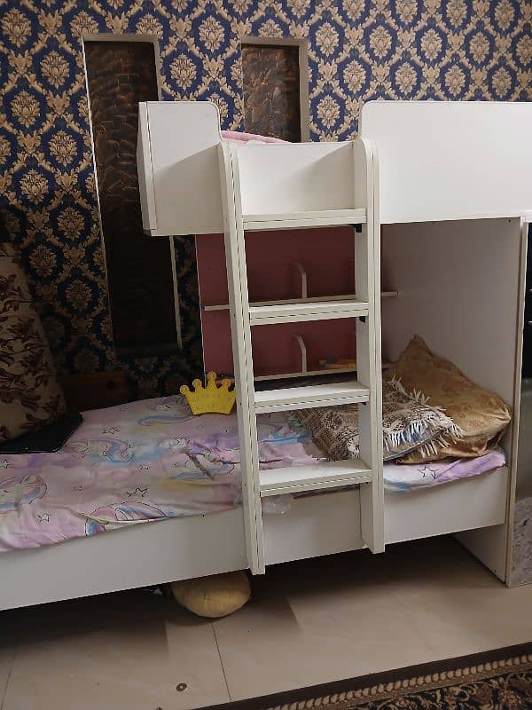 bunk bed with wardrob  stair drawers 1