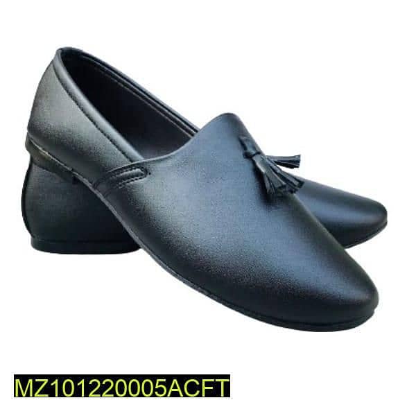 mens leather plain khussa 0