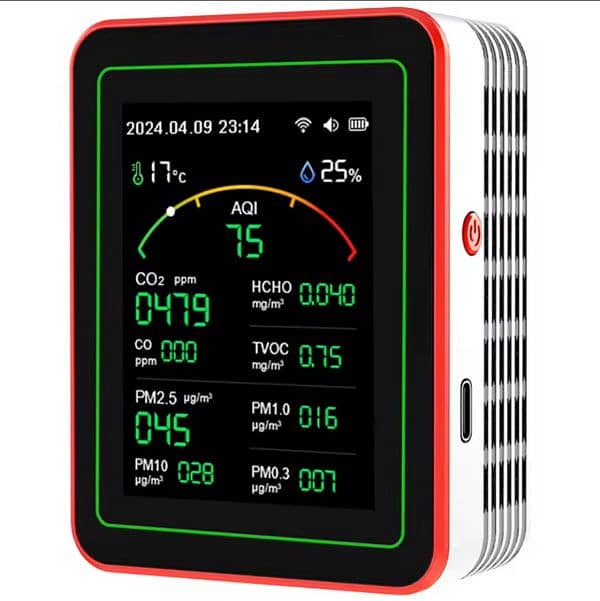 Tuya WiFi 15 in 1 Air Quality sports Detector APP Control Portable 11