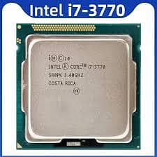 Core i7 3770 for Sale gaming Processor 8M Cache 1