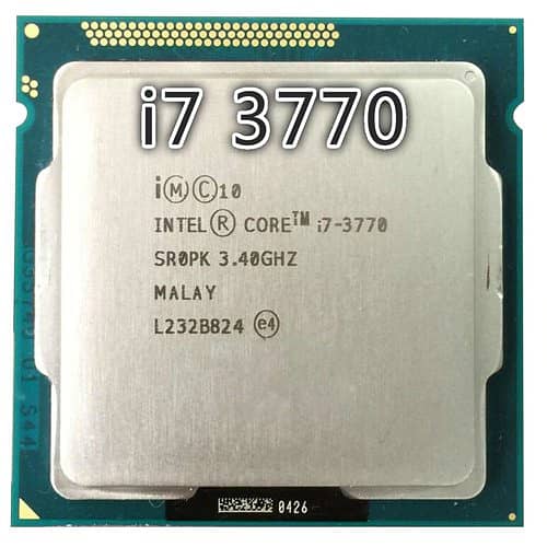 Core i7 3770 for Sale gaming Processor 8M Cache 2