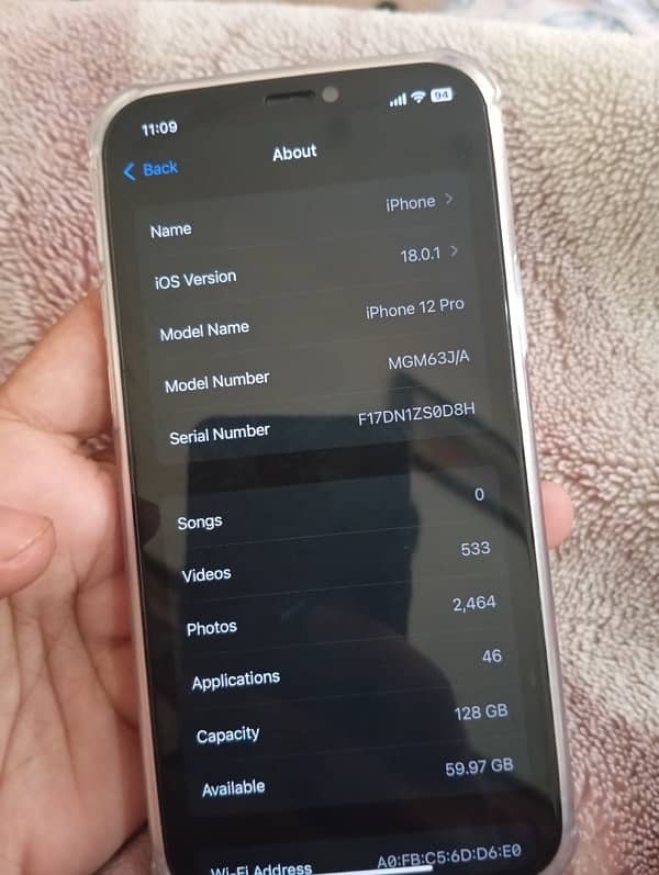 I phone 12 pro Non Pta ( Factory Unlocked ) 1