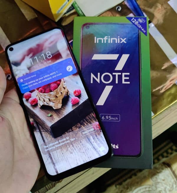 infinix note 7 4gb/128gb 0