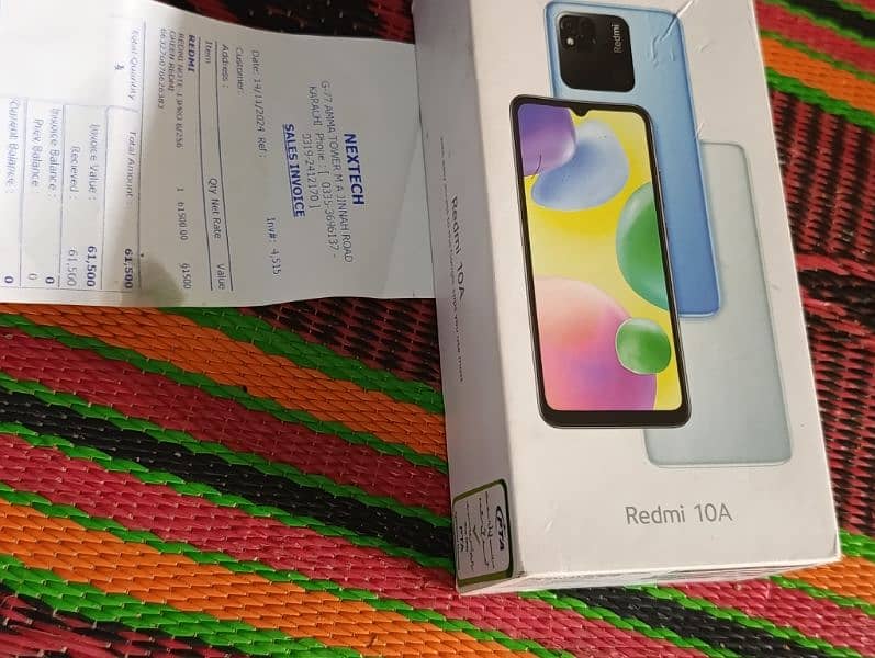 redmi 10A 3+6 9GB ram 64GB ROm 1