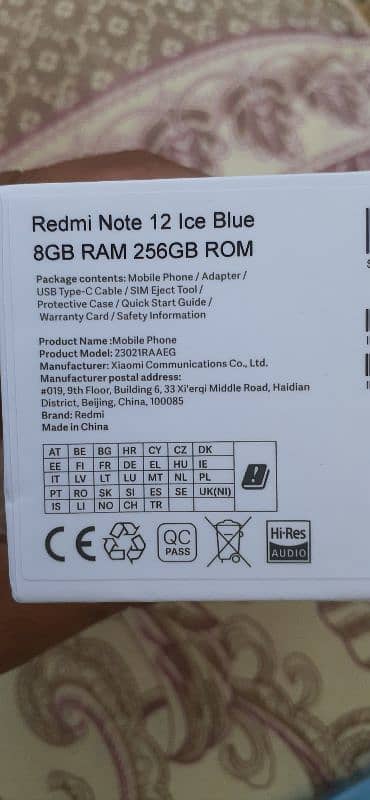 Xiaomi Redmi Note 12 (8,256) 4