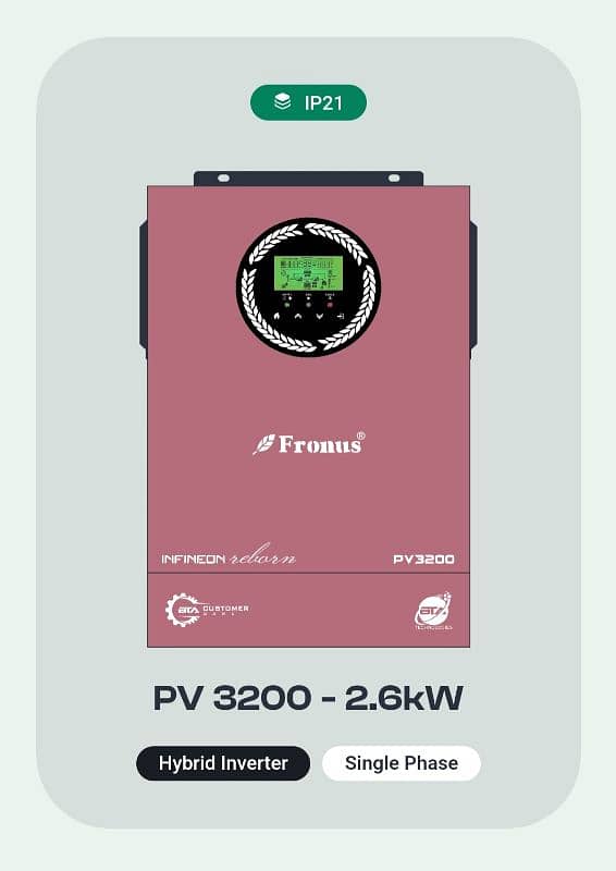 Fronus INFINEON Reborn PV3200 3000W Solar Hybrid Inverter 6