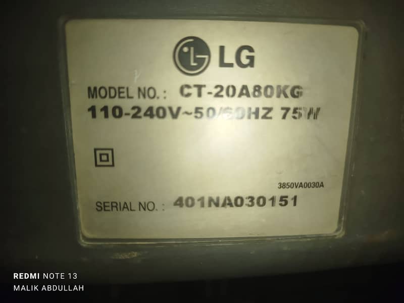 Sale of LG TV 21 Inch 3