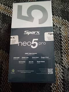 Exchange Sparx Neo 5 Pro, Just Box open full warranty all accessories 1