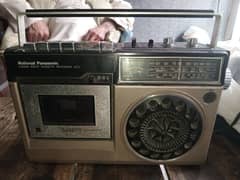 National Panasonic 3 band radio cassette recorder 543