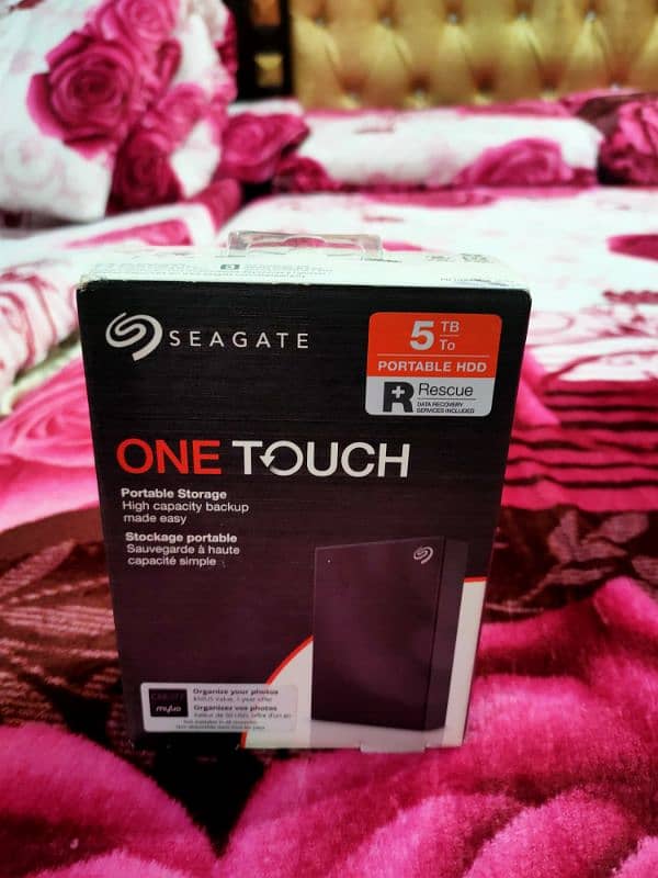 External Harddisk 5tb Seagate One Touch 1