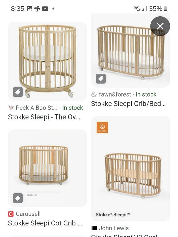 astoke kids cribs for sale 0