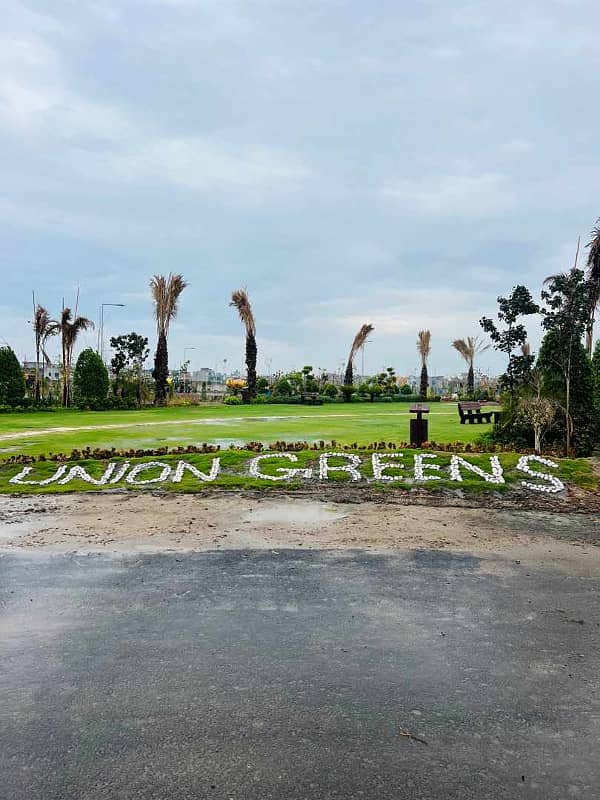 3 Marla Residential On Ground Plot For Sale Union Greens Phase 2 Pine Avenue Road Lahore 12