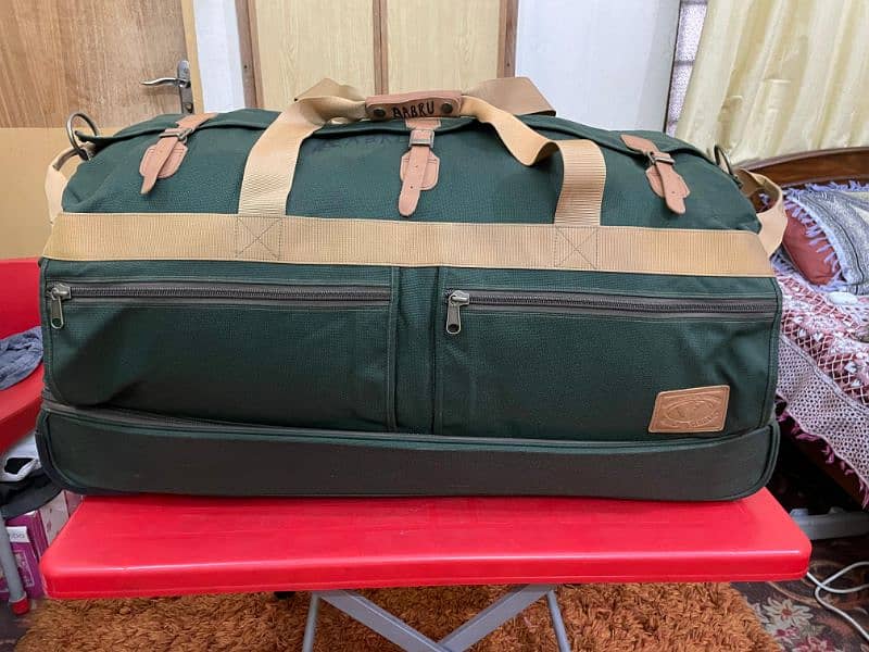 Expedition Series by Field &Streamp US Navy Duffle Wheeled Trolley Bag 9