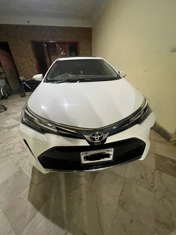 Toyota Altis Grande 2022 white with black for sale 0