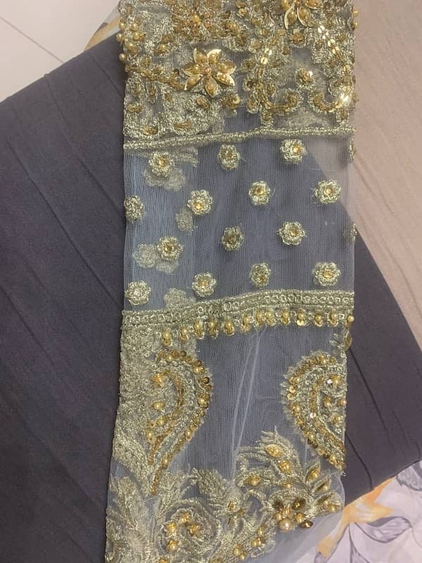 wedding wear 3 pcs dress dupatta lehenga in bottom and long shirt 9