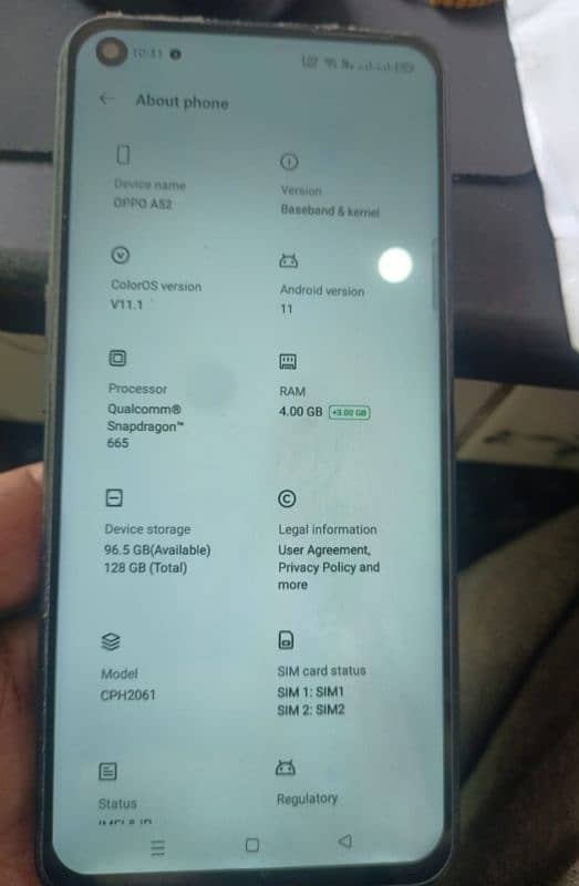 oppo a52 4+3/128 sele exchange 2