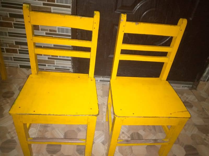 School Table Chairs Set 2