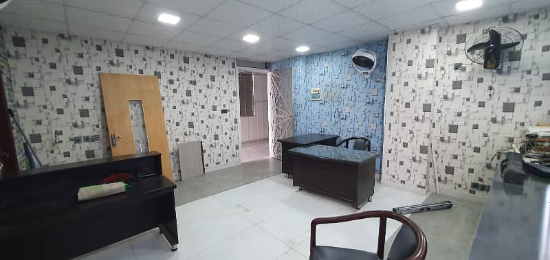 SEMI-FURNISHED OFFICE FOR RENT AT MAIN MUNAWAR CHOWRANGI 0