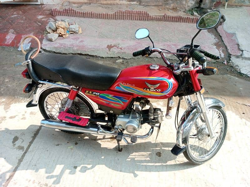 Buying of Motercycle Zxmco 70cc 4