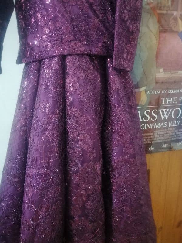 Lehenga Choli purple colour 3