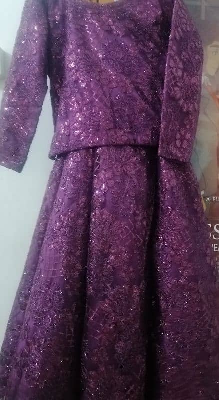 Lehenga Choli purple colour 4