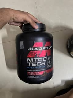 Whey protein Muscletech Nitro Tech milk chocolate