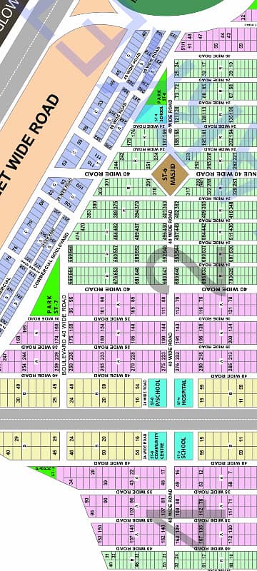 Corner 135 Square Yards Plot Near Main Road Saadi Garden Vip Block 2 0