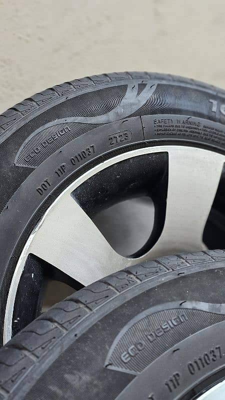 165/70/R13 Tyres with 13 inch Alloy Rims 4