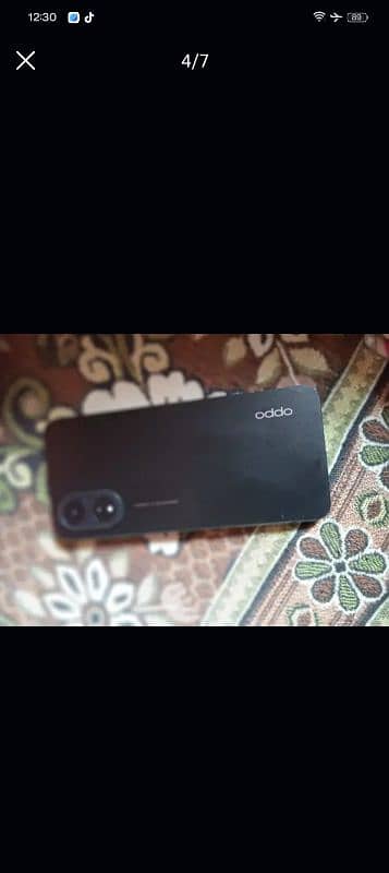 OPPO A18 with back cover + charger + box (no fault) IN WARRANTY 3