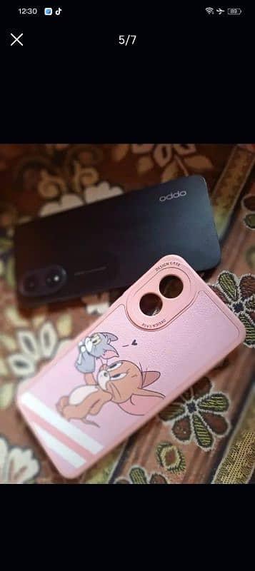 OPPO A18 with back cover + charger + box (no fault) IN WARRANTY 5