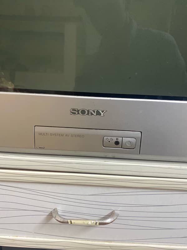 it is a sony tv is in nice condition bargain available! 1