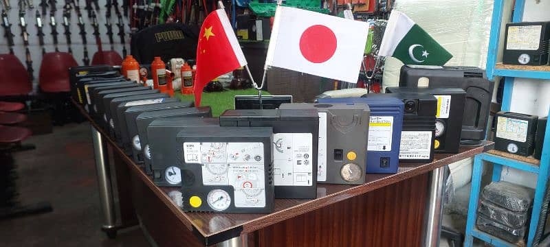 japanes electric air pump for tyers 0