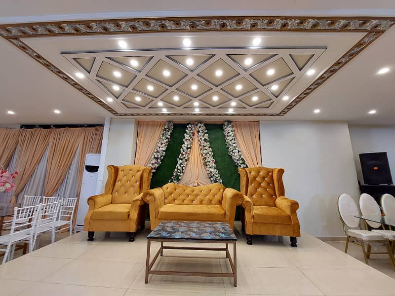 BALLROOM AVAILABLE FOR SALE WITH FURNITURE & FIXING - MUNAWAR CHOWRANGI 0