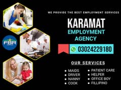 We provide Drivers , Cook , Babysitter , House maids , Nurse , Helper