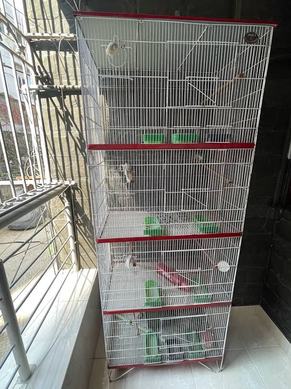 Birds breeding cage 2.5x1.5ft. Galonized 1