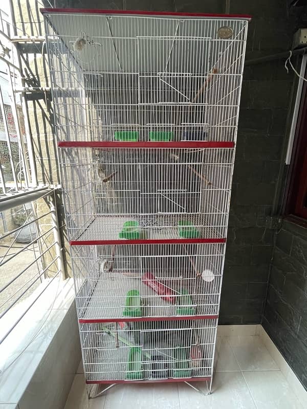 Birds breeding cage 2.5x1.5ft. Galonized 2