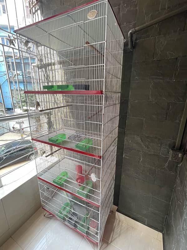 Birds breeding cage 2.5x1.5ft. Galonized 3